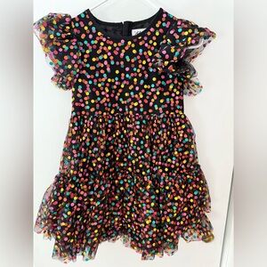 Lola + The Boys Colorful Polka Dot Dress